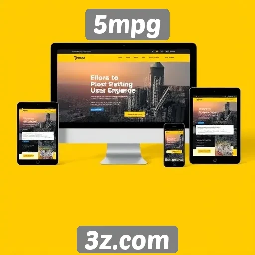 Desempenho do site 5mpg em diferentes dispositivos